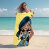 1Pc Monster High Party Beach Towel Microfiber Beach Towel Thin Absorbent For Beach Swimming Yoga Bath Sports 091732
