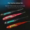 Rainbow Fish Soft Bait - Lure with Pointed Tail for Freshwater & Saltwater Fishing