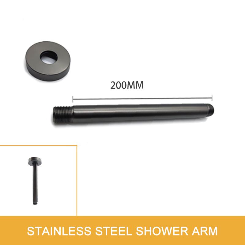 

8/10/12/16 дюймов Круглая квадратная нержавеющая сталь Ультратонкая душевая лейка для ванны с дождевой насадкой Настенный верхний душ для ванной комнаты