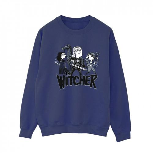 Netflix Womens/Ladies The Witcher Team Illustrated Sweatshirt