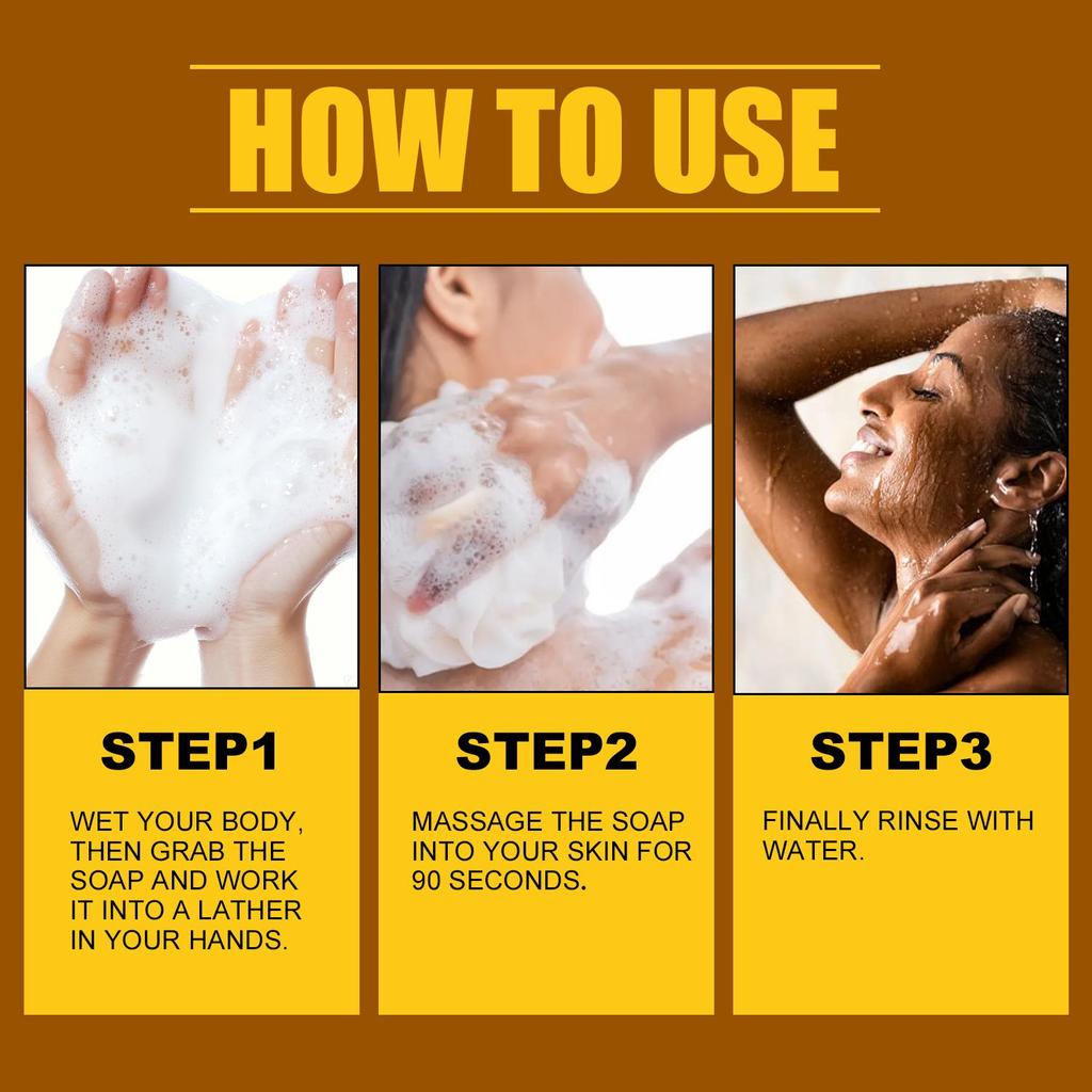 African Black Soap Body Wash Body Wash - Deeply Cleanses Dirt, Oil, Brightens Skin and Improves a Radiance Skin,200ml