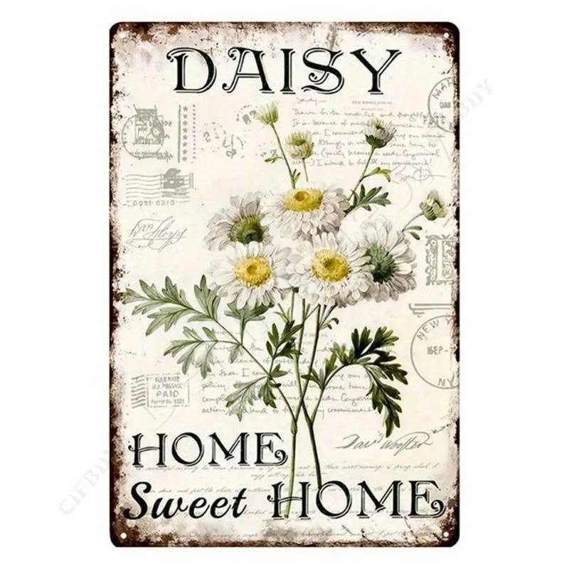 My Garden Tin Sign, Metal Wall Decor 20x30cm