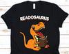 Readosaurus Shirt, T-rex, Bookworm, Dinosaur Reading Tee, Dinosaur Shirt, Dinosaur Lover. Dino Gift, Book Lovers Gift