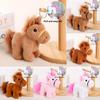 Pony Soft Toy Pendant With Short Plush For Bag Decor And Birthday Gifts