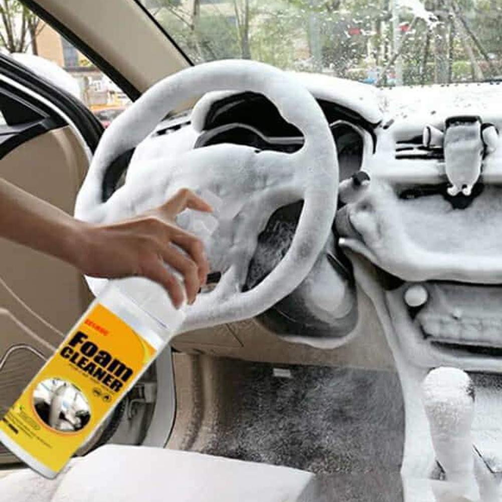 30/100/150/250ml Car Interior Leather Clean Multifunctional Foam Cleaner Car Interior Strong Decontamination Ceiling Seat Clean