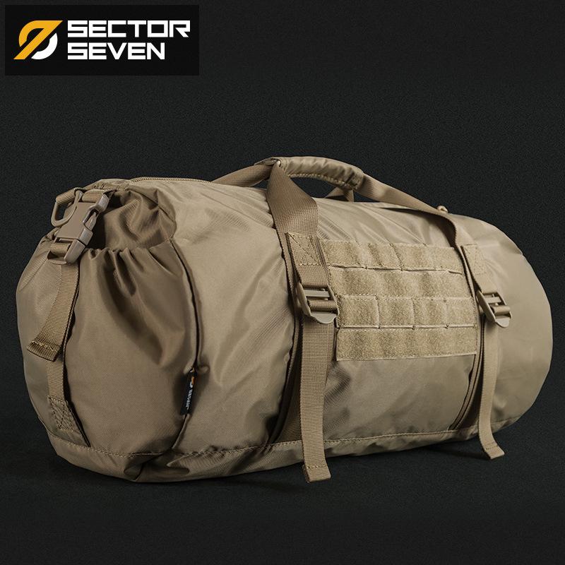 District 7 Puffer Fish Tactical Bucket Crossbody Bag for Sports, Travel, or Business