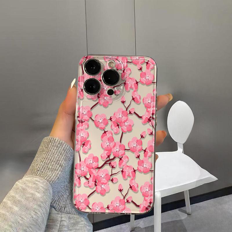 Plum Blossoms In Full Bloom Fashion Phone Case For iPhone 17 16E 15 11 12 14 13 Pro Max 16 Plus 17E Air Shockproof Cover Fundas
