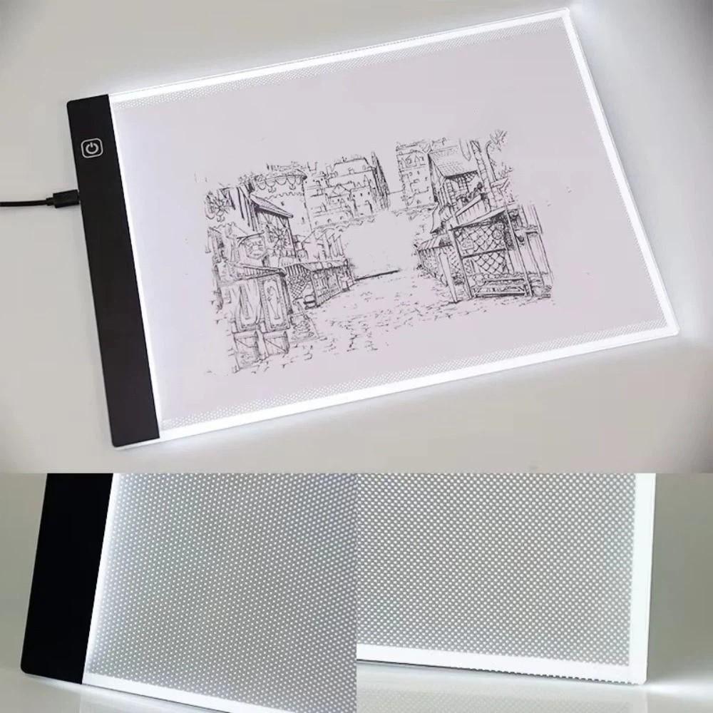 3 Level LED Drawing Board USB Tracing Board Learning Tool Electric Drawing Board  Drawing Tracing