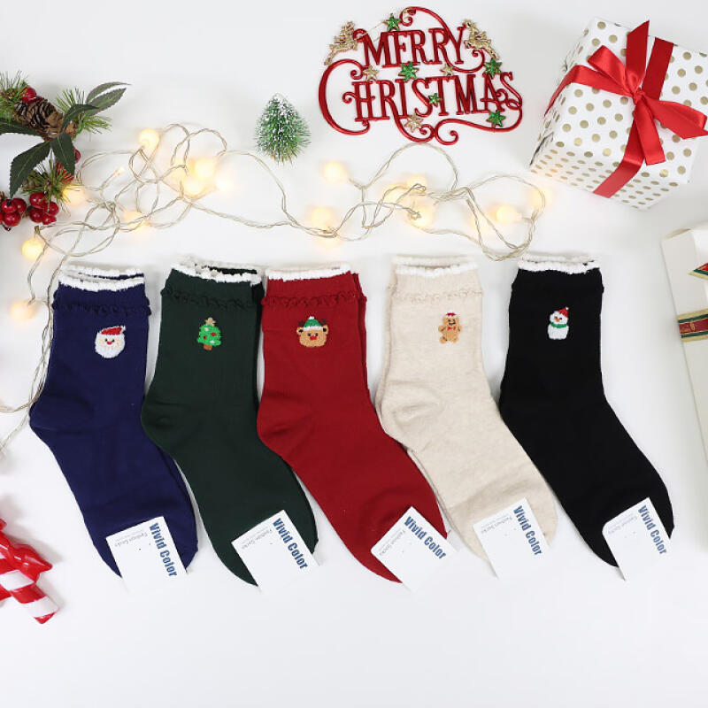 Sparkly Xmas Christmas Socks abstract