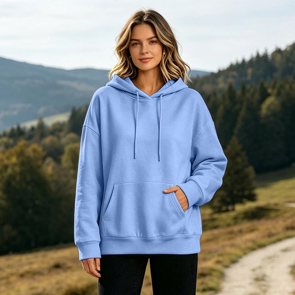 Sweat à capuche décontracté pour femme pour le printemps et l'hiver