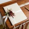 6Pcs Multipurpose Wedding Boutonniere Artificial Flower Wrist Corsage for Wedding Anniversary Party Table Centerpieces