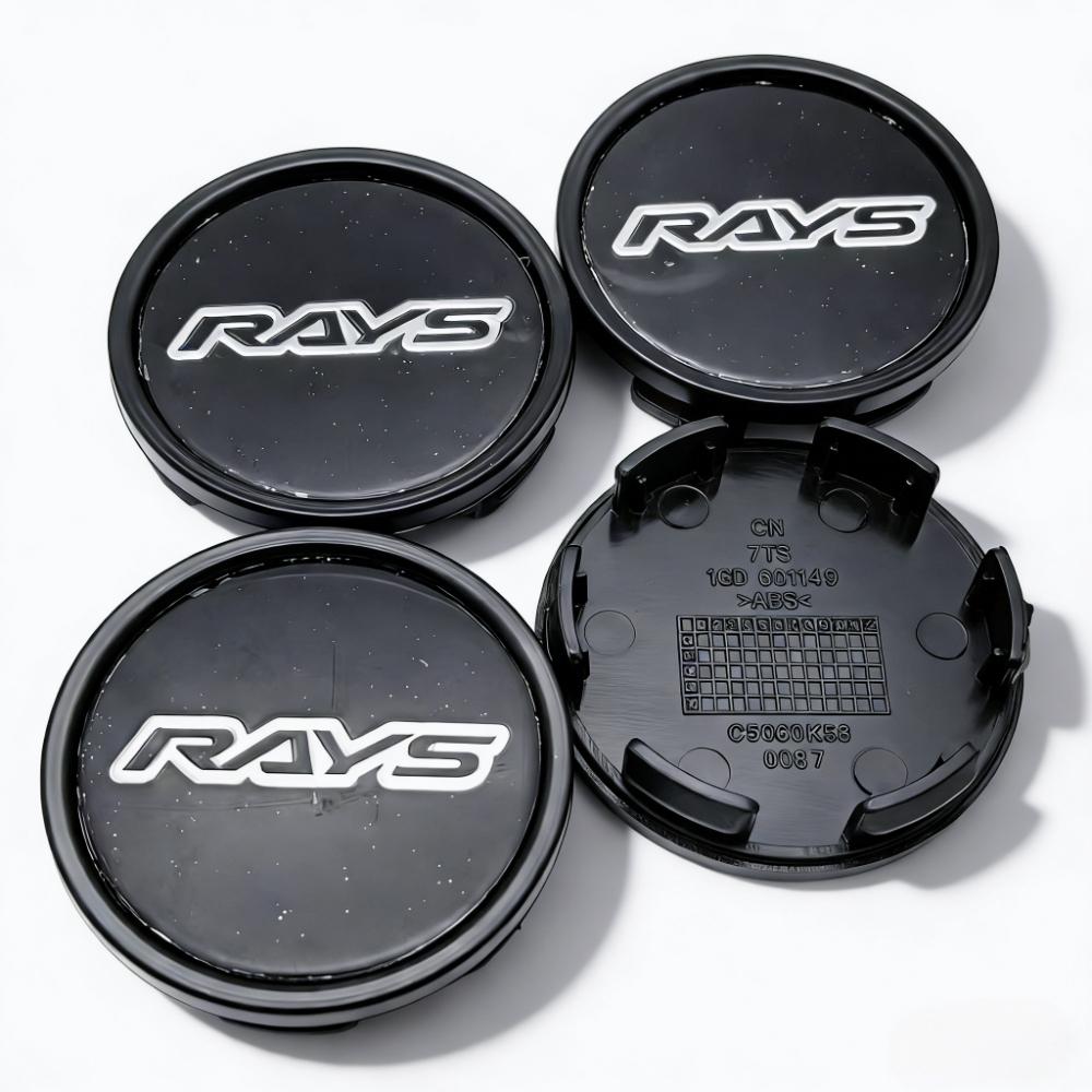 

4pcs 58mm 53mm Car Wheel Center Caps With Rays Logo Emblem Badge Wheel Hubcaps Rim Center Dust Cover Replace Hub Accessories Rays Badge&4pcs K58 Wheel Caps