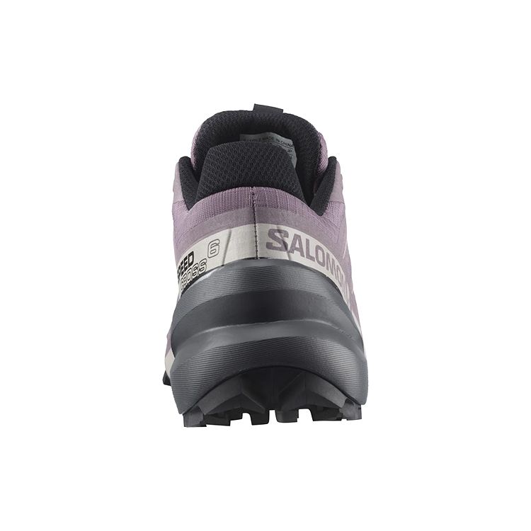 SALOMON Speedcross 6 Comfortable Shock Absorption Support Traction Low-Top Hiking Shoes Women Hiking Shoes Purple Black 417429