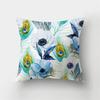 Peacock Feather Printed Pattern Cushion Cover for Home Living Room Sofa Car Bedroom Decoration Pillow Cover
