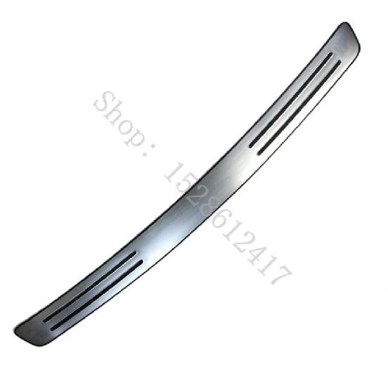 For Mitsubishi Outlander 2013~2015 car accessories Rear Door Bumper Protector sill plate Protector Sill Rear boot guard Trim