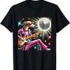 Disco Ball Guitar Greyhound Dog T-Shirt
