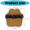 Hand Grip Pad Flexible Elastic Straps Fitness Hand Protector Four Finger Design Leather Layer For Gym Exercise Comfort