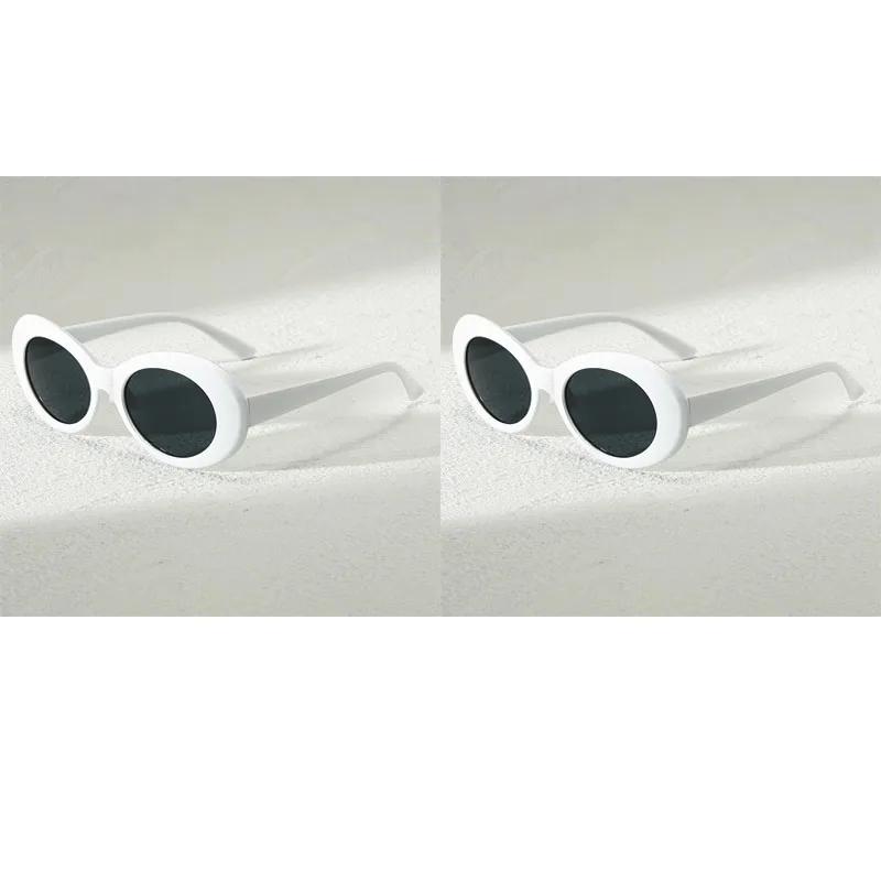 123Pcs Fashionable Oval Frame Glasses With Retro Academic Style Suitable For Street Pography And As A Holiday Gift