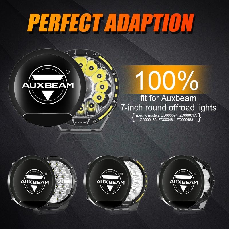 Auxbeam 7 Inch/9 Inch Round LED Driving Light Cover for Truck Pickup Offroad (Only Light Cover)