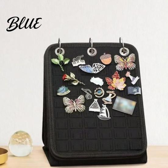 Exhibition Pin Display Badge Collection Large Capacity Felt Holder Stand Enamel 5 Pages Stand Wear