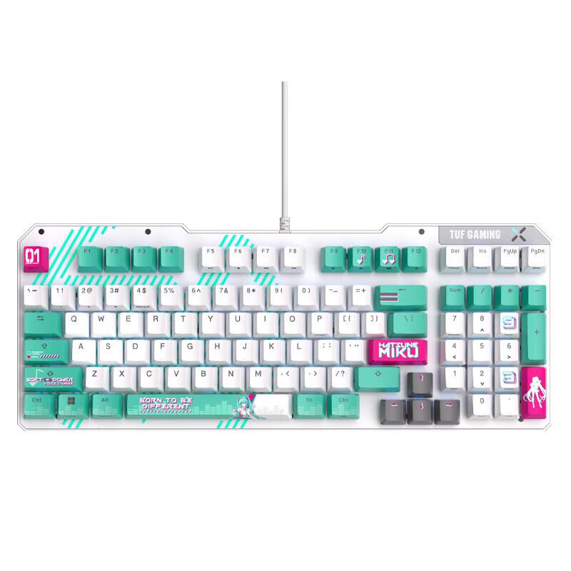 ASUS Tianxuan TX98 RGB Optical Mechanical Gaming Keyboard - Hatsune Miku Edition