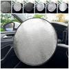 Heat-Resistant Car Steering Wheel Sunshade Cover Foldable Steering Wheel Sun Block  Summer Use