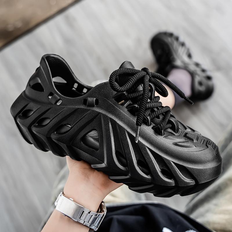 Fashion Eva Men Sandals Outdoor Beach Shoes Summer Mens Slippers Anti Slip Hollow Casual Shoes Sneakers Comfortable Garden Shoes