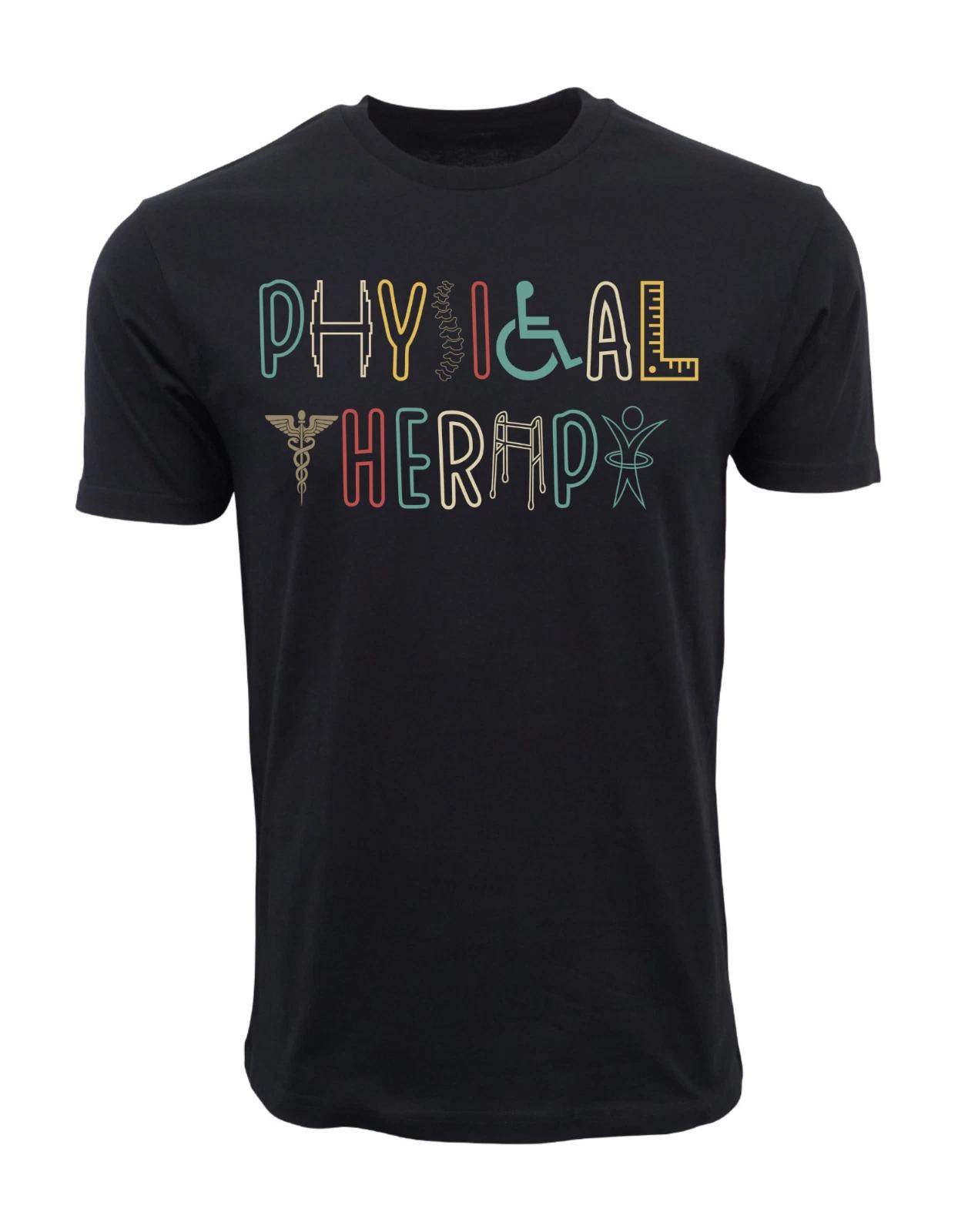 

Unisex Adult Casual Graphic PHYSICAL THERAPY ISEX ADULTS T-Shirt Shirt L