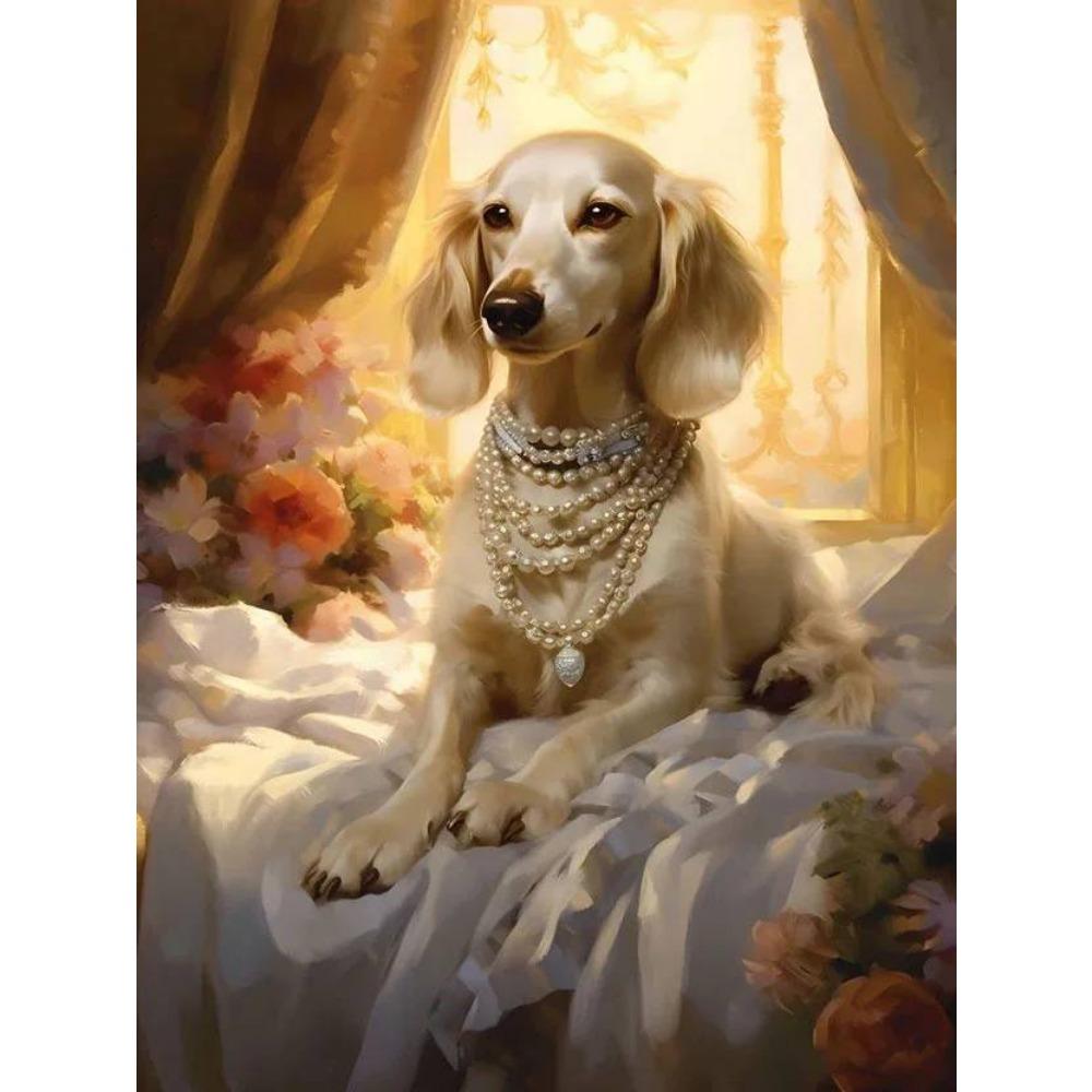 DIY Full Round Diamond Painting Cross Stitch 3D Art Style Home Scene Animal Decorative Diamond Painting 5d Diamond Art Painting