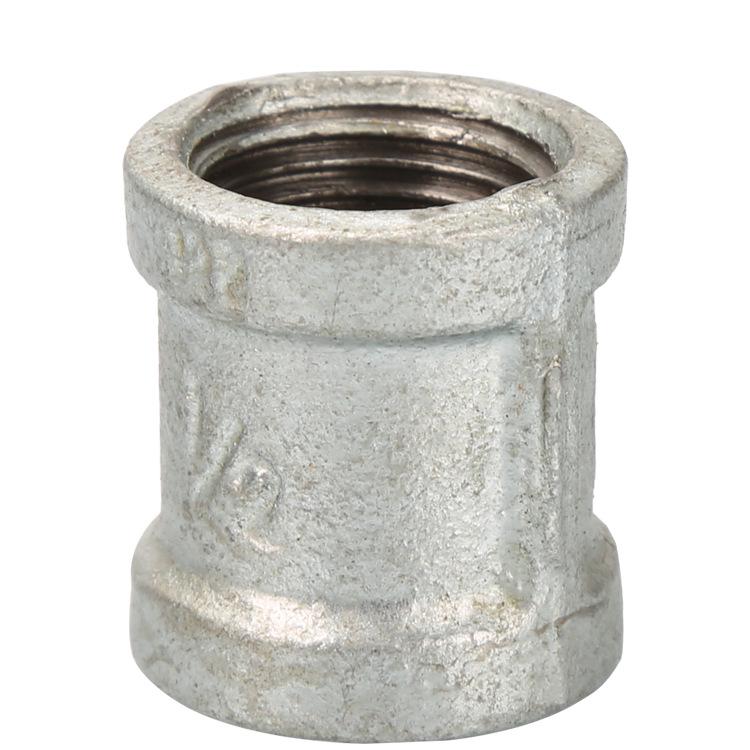 GB Galvanized Antique Female Thread Connector, 1/2" 3/4" 1" Cast Iron Pipe Fitting DN15