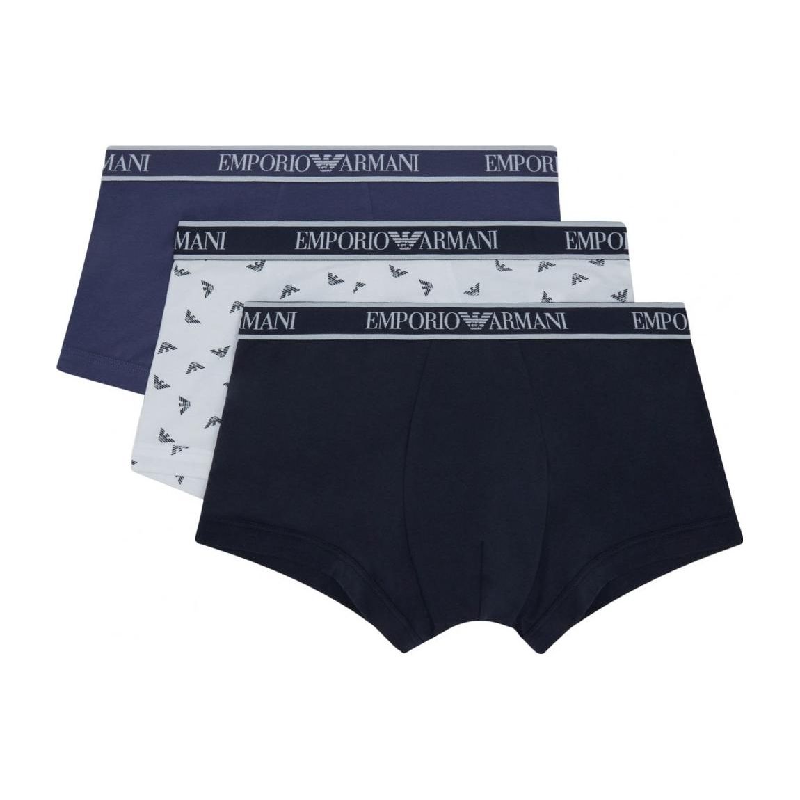 

Emporio Armani Logo Letter Elastic Waist Boxer Shorts 3-Pack Men bottoms 111357-3R717-50636 L