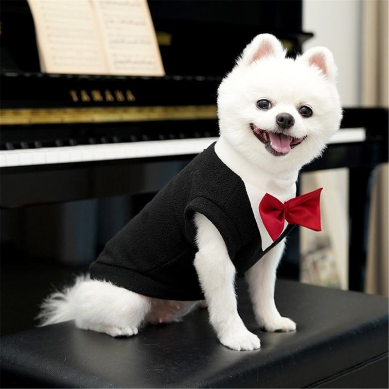 Jumpsuit Dog Pullover Furry Suit for Medium Dogs to Large Dogs for Winter Basic Jumpsuit Suit Thick Coat