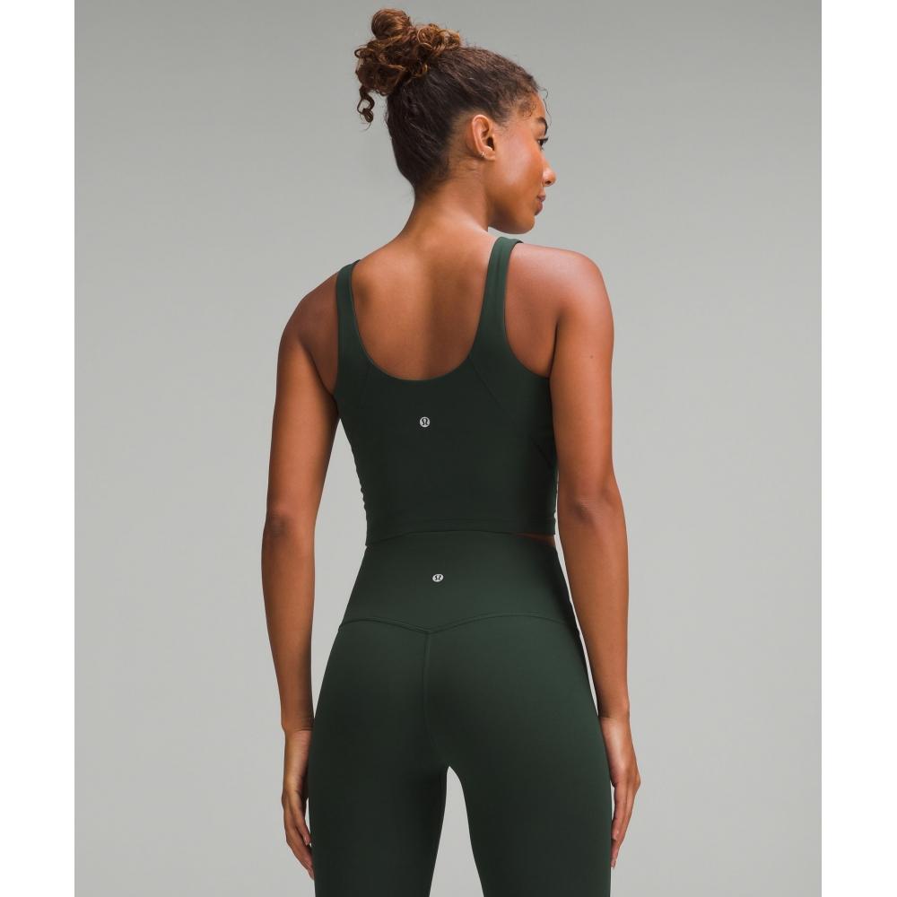 Lululemon Align  TAnk Top  Light Support  A B Cup legAcy Green