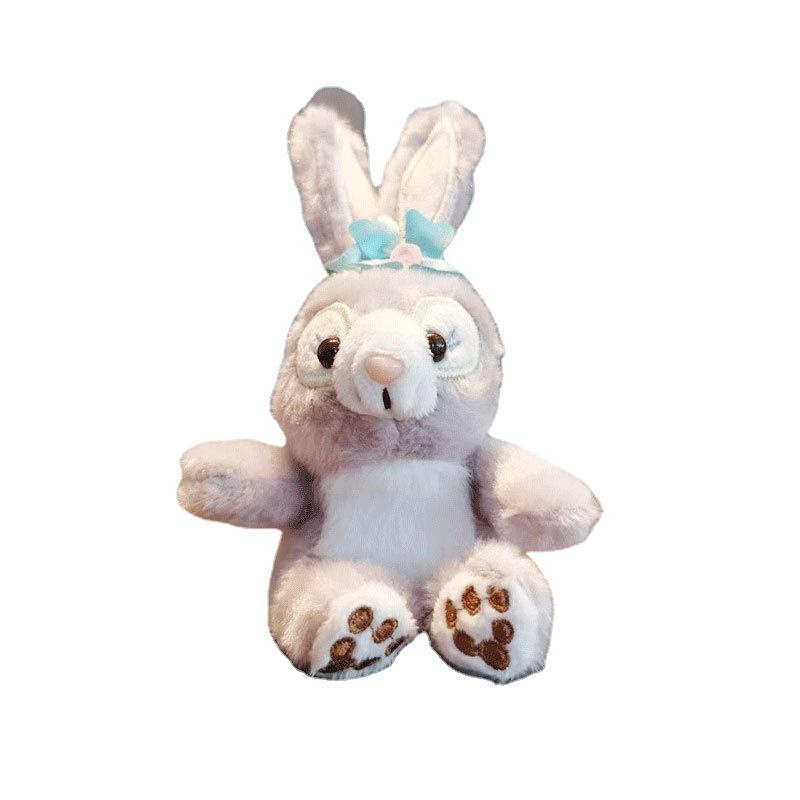 Adorable Bunny Plush Keychain Cartoon Doll Backpack Charm Cake Gift Bouquet