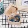 New Lovely Wooden Heart Shaped Jewelry Storage Box Packaging Carrying Case Craft Decoration Hot