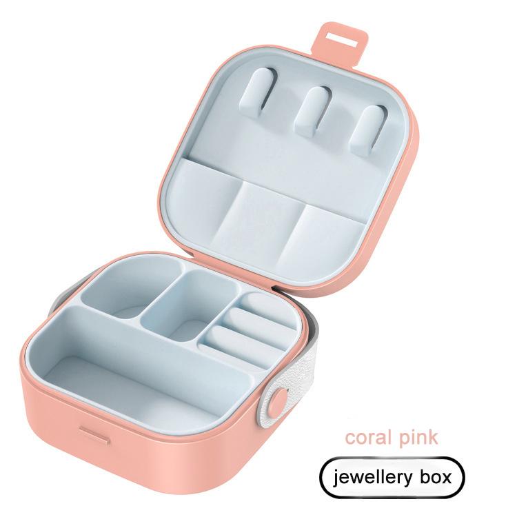 Jewelry Box Portable Mini Jewelry Storage Box Multifunctional Necklace Earrings Ring Bracelet Children's Jewelry Gift Box