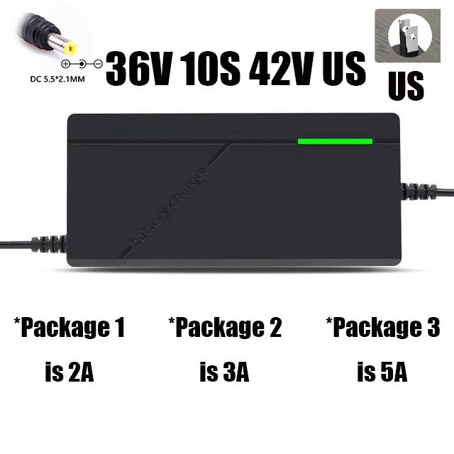 12V 24V 36V 48V 60V 72V Charger Lithium Li-ion Battery Pack 12.6V 29.4V 42V 54.6V 67.2V 84V  Smart Fast Charging Plug Charger