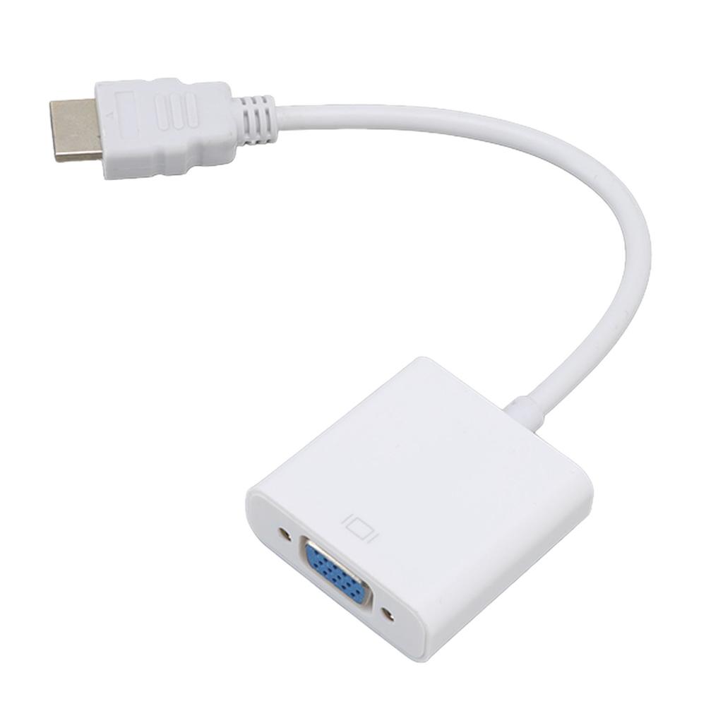 HD Multimedia Interface To VGA Adapter ABS 1080P/1.4 Output Plug and Play HD Multimedia Interface To VGA Converter