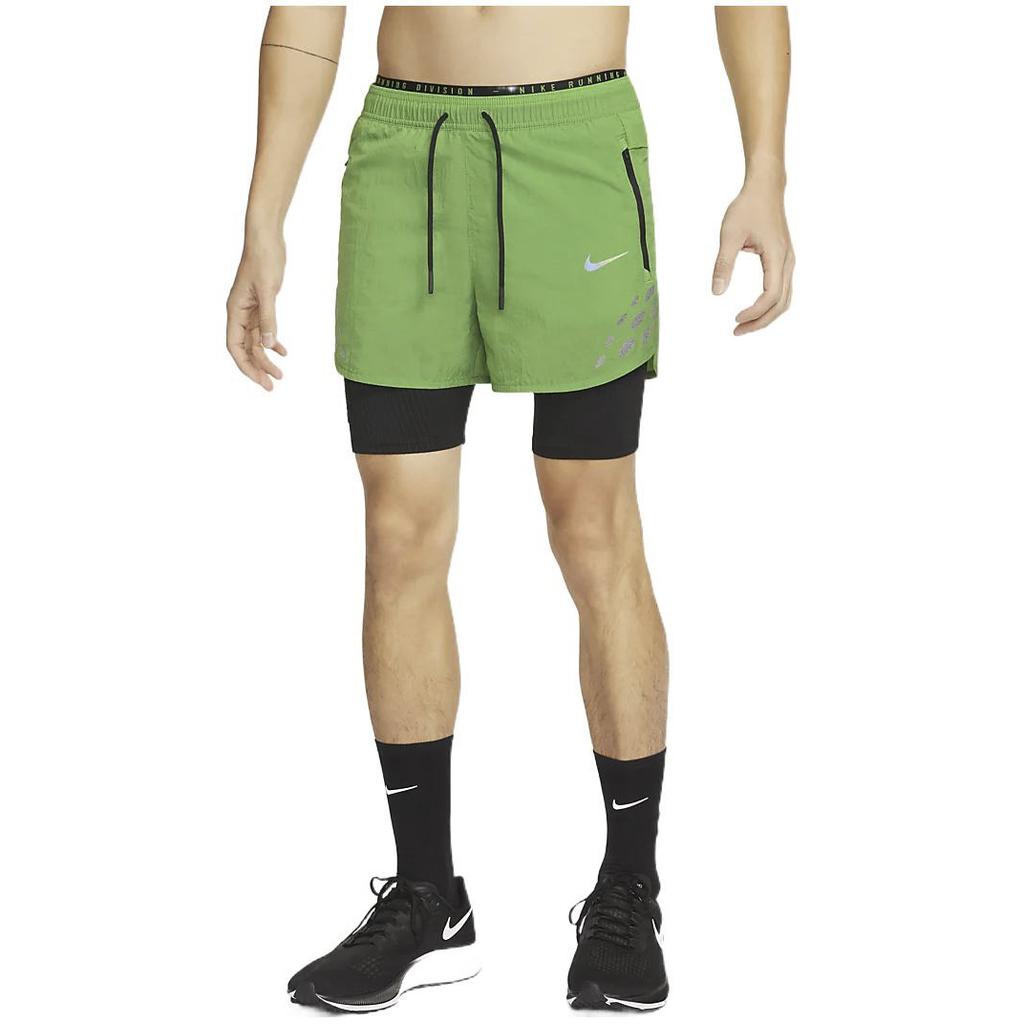 Nike Run Division Pinnacle Two-In-One Laufshorts Herren Unterteile Grün DM4764-377