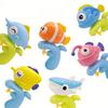 Colorful Ocean Animal Style Teenage Cartoon Water Gun Blue, Yellow Fish Design,Novel Swimming Pool and Beach Toy Set,Suitable for Educational Leisure,