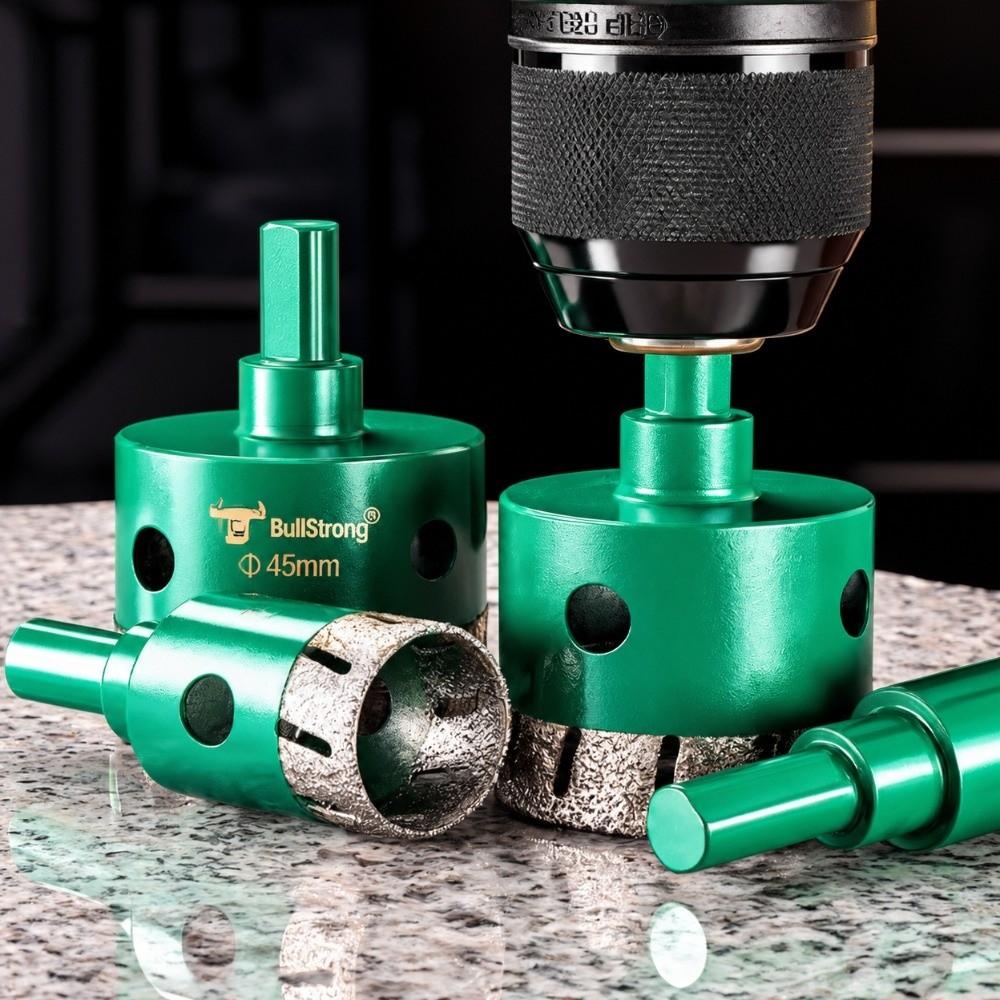 Triangular Shank Diamond Hole Cutter Brazed Diamond Tile Drill Bit Marble Drilling