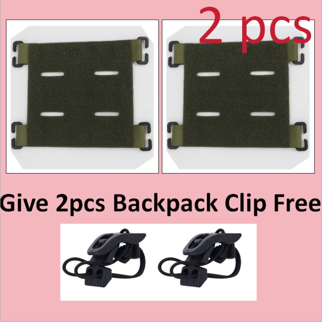 Panou MOLLE cu Velcro pentru Atașarea Patch-urilor Tactice, Vestă, Rucsac, Convenabil pentru Patch ID, Bază pentru Insigne, Benzi Convertor