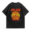The Clash Straight To Hell T-Shirt vintage gewaschen Vielseitig Stilvoll Designer-Kleidung Leicht lässig Weich für Männer Unisex