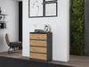 Malwa M4 70 Chest Of Drawers - Anthracite / Artisan