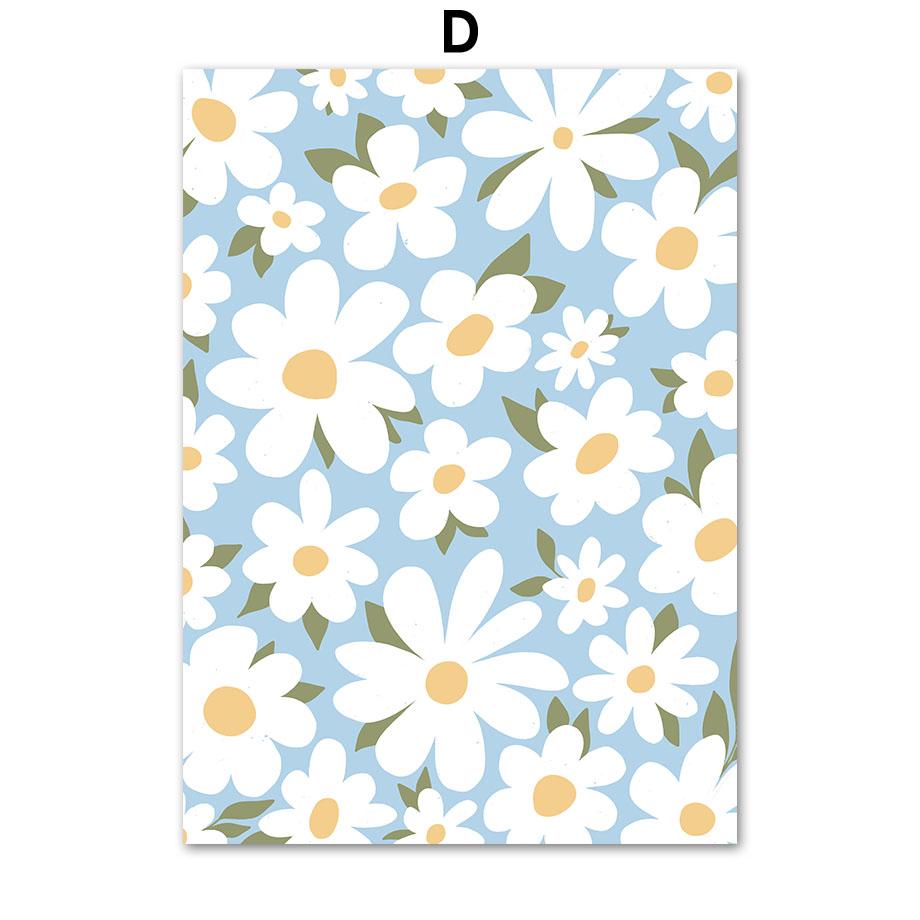 Blue Henri Matisse William Morris Flower Market Wall Art Canvas Painting Posters And Prints Wall Pictures For Living Room Decor