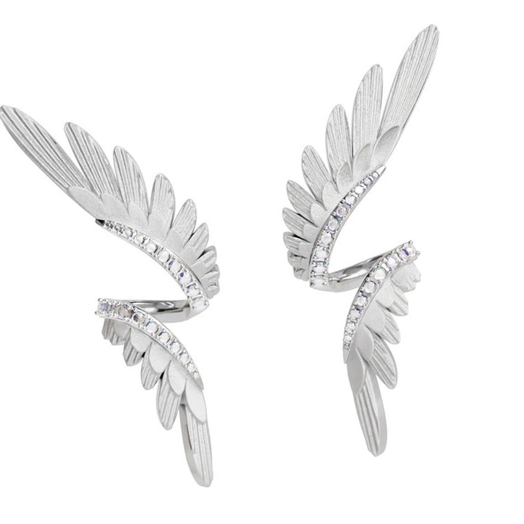 Stylish Wings Women Earrings Unique Asymmetrical Earrings Wedding Earrings Pendant Earrings Present for Woman Girls