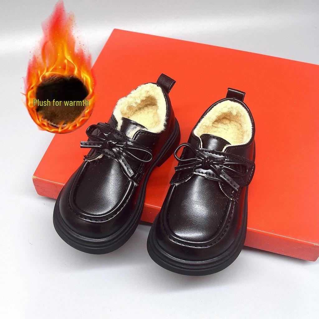 Schwarze Loafer für Mädchen mit weicher Sohle - Performance-Schuhe für Frühling & Herbst