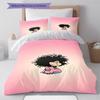 Mafalda Pattern Bedding,Quilt Set Quilt Cover Pillowcase Home Birthday Gift (1 * Duvet Cover + 2 * Pillowcase, Without Core)