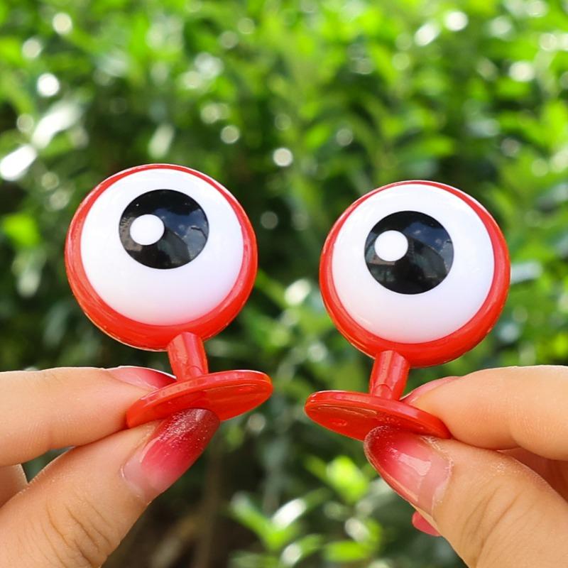 Black Eye Styling Helmet Decoration Motorcycle Electric Car Helmet Modeling Double-sided Stickers Decorative Helmet Accessories