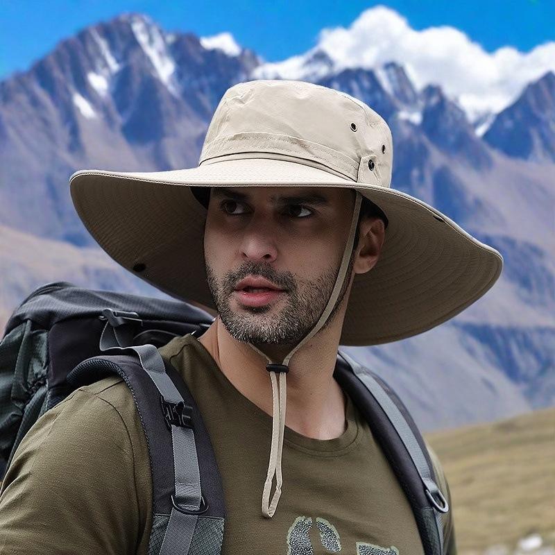 Fishing Hat Summer UV Protection Breathable Mesh Outdoor Sun Hat for Men Women Camping Hiking Beach Travel Panama Sun Hat